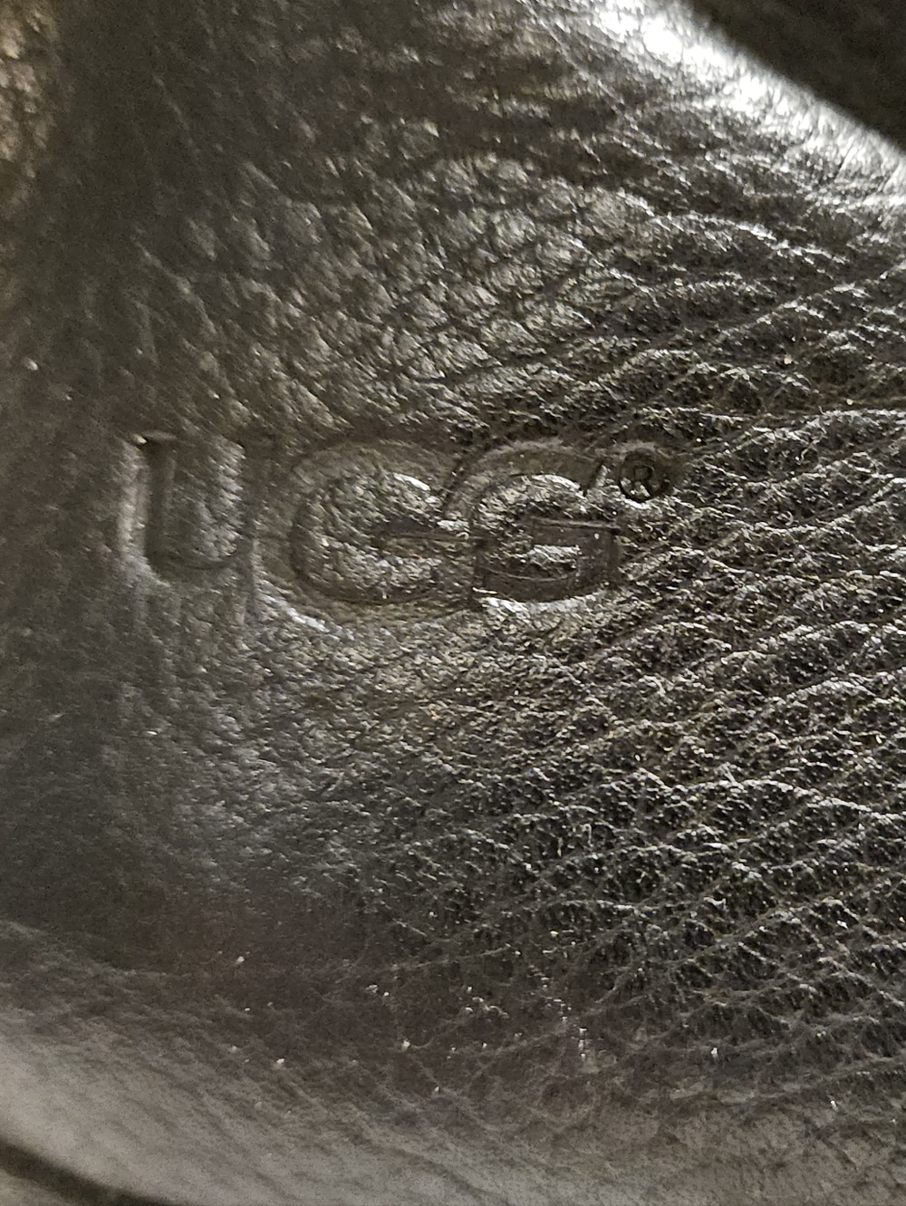 UGG Black Leather Studded Clog Booties - Picture 2 of 6